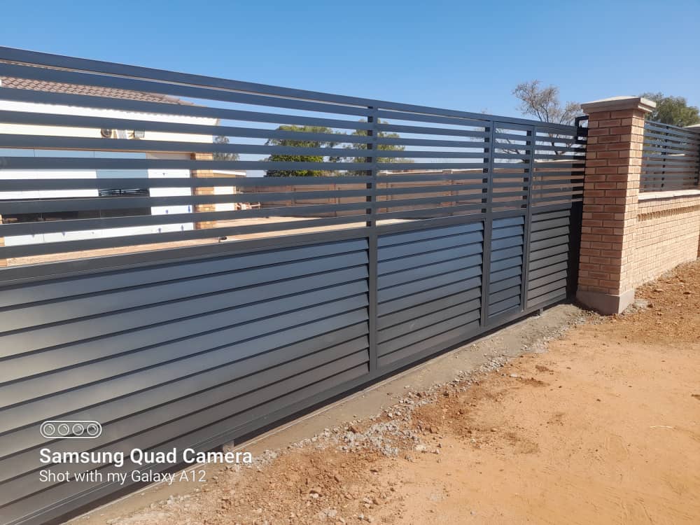 Completed security gate installation